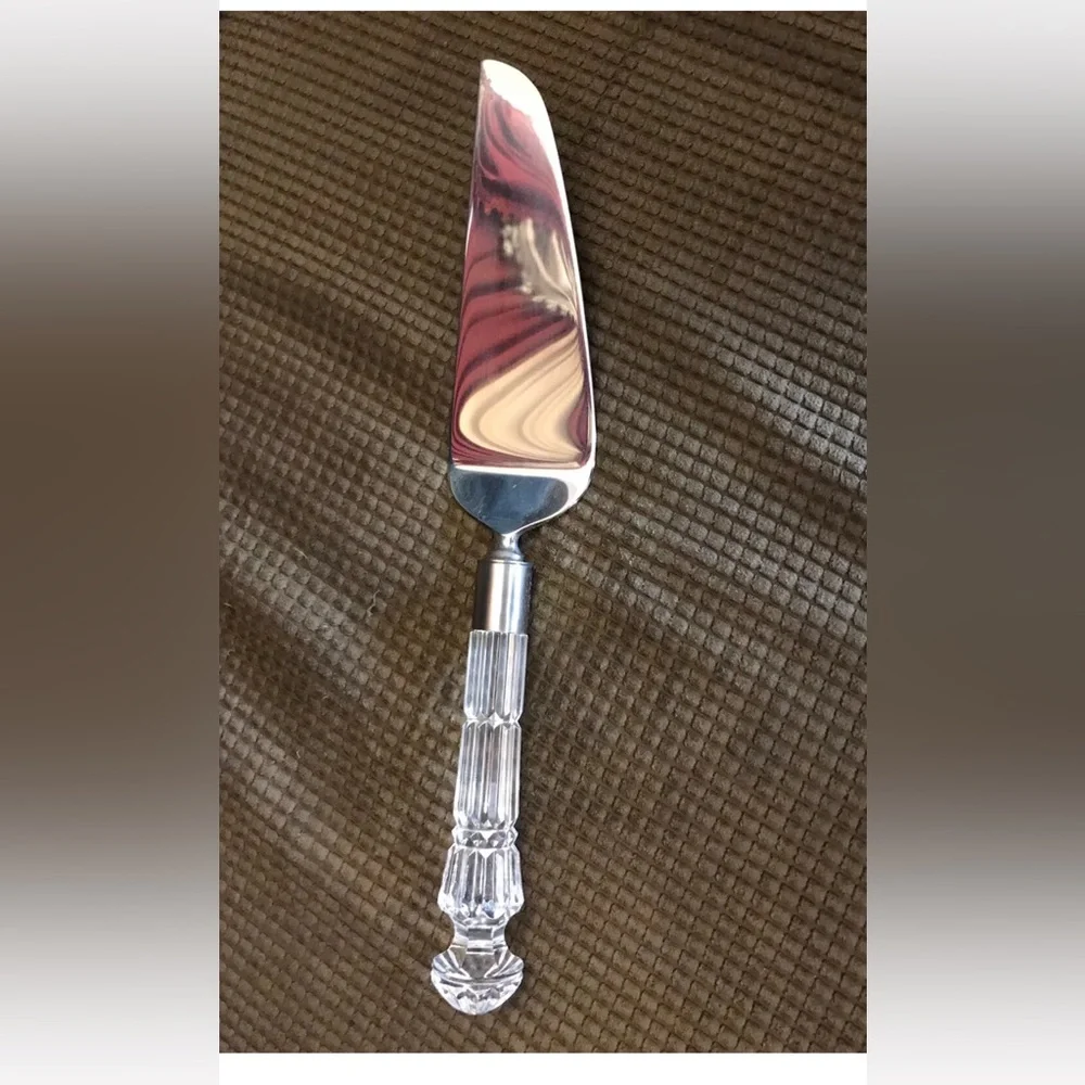 Vintage Waterford Crystal Pie/Cake Server 11" Stainless Blade